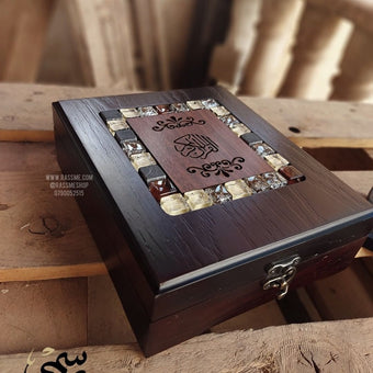 Wooden And Stone Quran Box