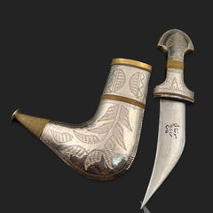 Brass and Silver Plating Dagger - خنجر